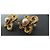 Orecchini Yves Saint Laurent Metallo Dorato Cabochon Bianco Perlato D'oro - vista 2