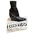 Kenzo Ankle Boots Black Leather  ref.439526