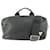 Louis Vuitton Grey-Black Gaston V Line Fast Waist Bag Fanny Pouch Bum Pack Leather  ref.439567