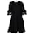 Alexander McQueen Lace-trimmed Ruffled Mini Dress In Black Wool  ref.439759