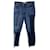 Jeans Sandro Distressed Patchwork in Cotone Blu  ref.439760