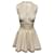 Mini vestido Maje Lace Detail em Viscose Creme Bege Fibra de celulose  ref.439806
