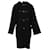 Hermès Hermes Duffle Coat em Cashmere Cinza Escuro Casimira Lã  ref.439822