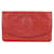 Timeless Chanel Zeitlose Geldbörse mit rotem Caviar CC-Logo Leder  ref.439943