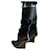 Stella Mc Cartney Stella McCartney Fleece Platform Boot 38.5 Black Suede  ref.440021