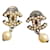 Chanel Earrings Silvery Steel  ref.440050