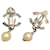 Chanel Earrings Silvery Steel  ref.440051