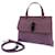 Gucci Purple Bamboo Daily Leather Satchel Pony-style calfskin  ref.440105
