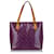 Louis Vuitton Purple Vernis Houston Cuir Cuir vernis Marron Violet Marron clair  ref.440107