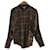 Vivienne Westwood Blouson / 48 / Cotton / BRW / Check / Check shirt Blouson / Collar rib has a feeling of wearing Brown  ref.440176