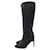 Chanel Boots Black Leather  ref.440331