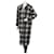 American Vintage Manteaux, Vêtements d'extérieur Polyester Laine Viscose Acrylique Noir Blanc  ref.440724