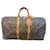 Louis Vuitton keepall 55 Monogram Brown Leather  ref.440750