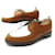 Hermès Hermes shoes 42 MEN'S GOLF DERBY IN TWO-TONE GOLD AND WHITE LEATHER SHOES  ref.440797