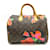Speedy Louis Vuitton schnelle Handtasche 30 PINK-M48610 STEPHEN SPROUSE MONOGRAMM LV ROSEN Braun Leinwand  ref.440820