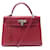 Hermès Kelly handbag 32 Sellier 2006 IN RED EPSOM LEATHER BANDOULIER HAND BAG  ref.440838