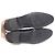 SCARPE LOUIS VUITTON OXFORD 8.5 42.5 IN PELLE BICOLORE NERO E MARRONE - vista 3