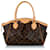 Louis Vuitton Brown Monogram Tivoli PM Light brown Leather Cloth  ref.441036