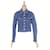 [Used] Vintage Christian Dior jacket denim jacket G Jean stretch ladies outer cotton plain 36 indigo indigo size F36 GB8 D34 US4 (XS equivalent) Blue  ref.441047