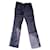 Sandro Midnight blue fitted pants Navy blue Dark blue Viscose  ref.441249