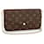 Louis Vuitton LV Felicie Monogram canvas Brown Leather  ref.441401