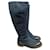 Chanel Boots Blue Cloth  ref.442160