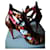 NWT rare piste emblématique Balenciaga spartiates sandales talons 38 Cuir Multicolore  ref.442391