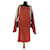 Free People Robes Coton Elasthane Rayon Multicolore Orange  ref.442924