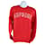 Louis Vuitton LV x Supreme New Men's Large Red Monogram Arc Logo Sweater  ref.443168