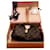 Louis Vuitton Bolso marrón LV Moon Gold hardware  ref.443397