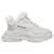 Balenciaga Triple S Fur Sneakers in White Canvas  ref.443660