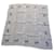 Céline Off-white silk scarf. Eggshell  ref.443951
