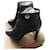 NWT Christian Louboutin Black Janis Alta 120 Leather Platform Ankle Boots  ref.444035