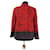 Akris Punto Manteaux, Vêtements d'extérieur Laine Polyamide Rouge Multicolore  ref.444056