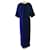 Maison Martin Margiela Maison Margiela Cady Kleid mit gerafftem Ausschnitt Blau Polyester  ref.444322