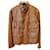 Polo Ralph Lauren Veste en cuir Ralph Lauren Marron clair  ref.444351