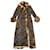 Pellessimo abrigo largo de piel Castaño Cuero  ref.444421