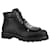 Louis Vuitton Bota Oberkampf Nigo Vuitton Negro Cuero  ref.444435