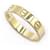 CARTIER ALLIANCE LOVE RING SIZE 51 In yellow gold 18K + GOLD RING BOX Golden  ref.444452