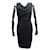 Christian Dior NEW CRISTIAN DIOR M SLEEVELESS DRESS 38 IN BLACK SILK NEW SILK DRESS  ref.444624