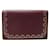 NEW CARTIER GARLAND CARD HOLDER IN BORDEAUX LEATHER + CARD HOLDER BOX Dark red  ref.444635