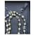 Chanel CC A20Collana lunga V Logo Classic perla e cristallo Argento - vista 7