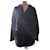 Yves Salomon Shearling coat, taille 38. Black Fur  ref.444936