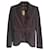 chaqueta ajustada Gucci Marrón oscuro Lana  ref.444977