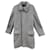 Coat 3/4 Burberry vintage size 50 Grey Tweed  ref.444989