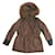 Ikks Coats, Outerwear Khaki Leather Cotton  ref.445764