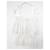 Dolce & Gabbana Top con gradas bordado en blanco Algodón  ref.445807