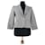 Diane Von Furstenberg Jackets White Grey Cotton Polyester  ref.445888