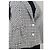 Diane Von Furstenberg Blazer Baumwolle Grau Weiß - Ansicht 2