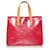 Louis Vuitton Red Vernis Reade PM Castaño Roja Marrón claro Cuero Charol  ref.446029